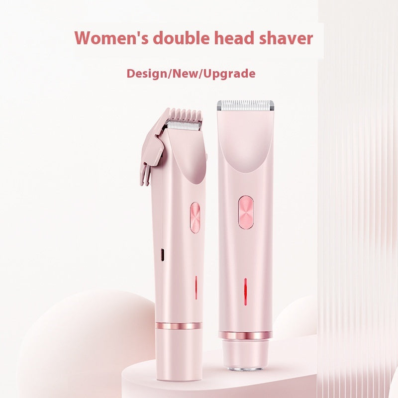 Rechargeable Pink Electric Hair Trimmer for Eco-Friendly Grooming