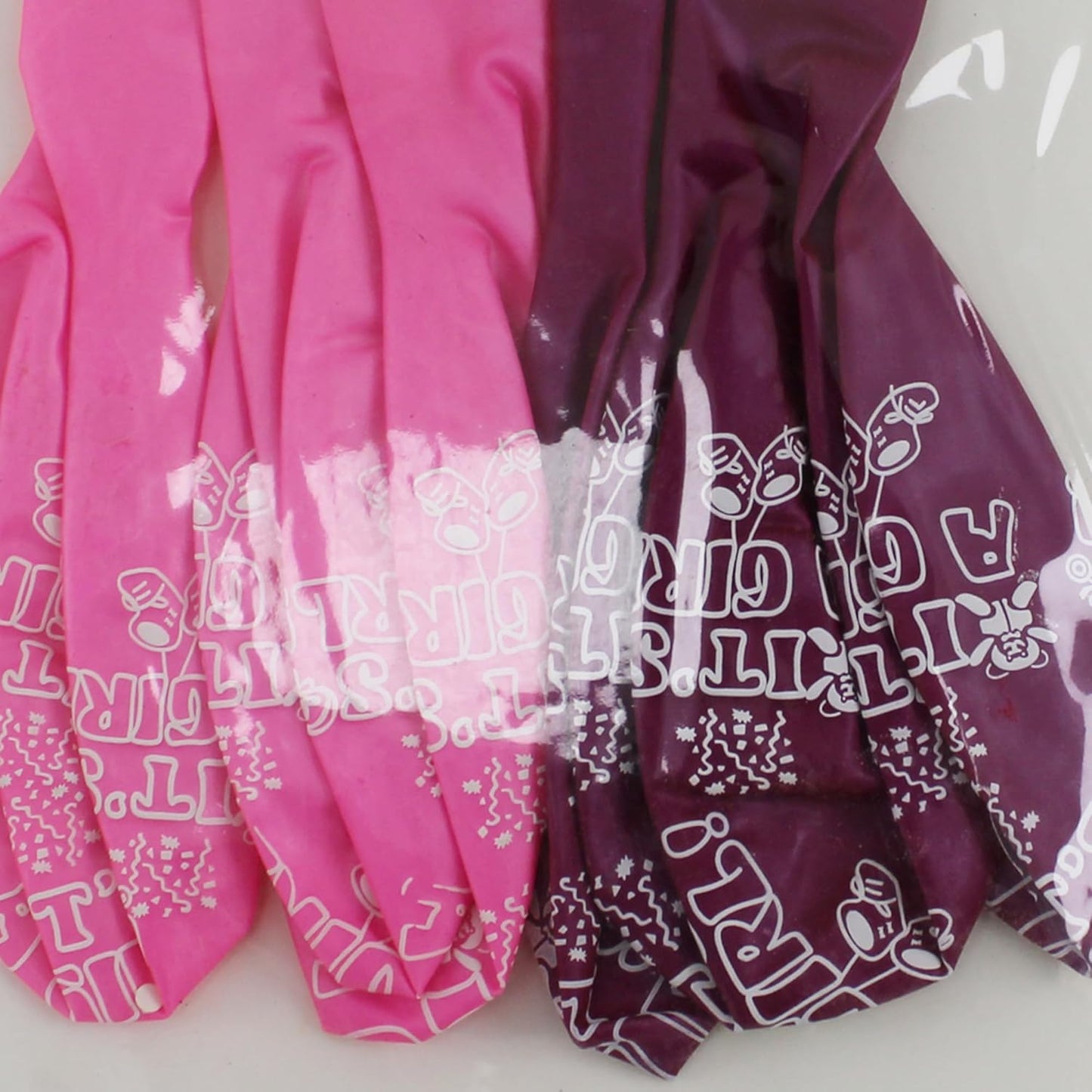 It's a Girl 12 Inch Balloons Pack of 6 Pink Party Decorations