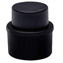 Eco-Friendly Reusable Bottle Cap and Sealer - Red Plastic Screw-On Design