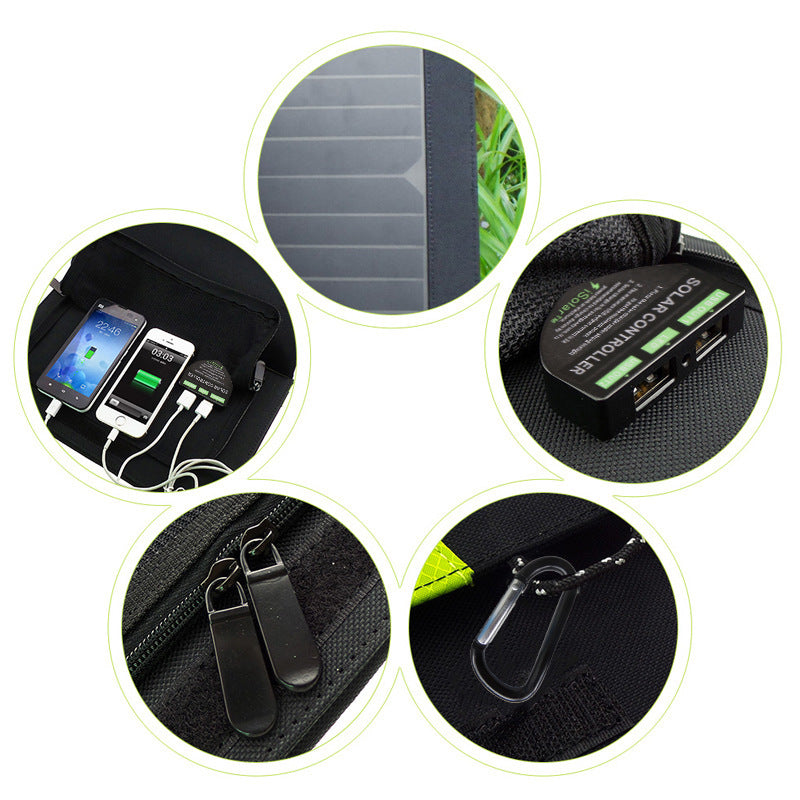 Portable Foldable Solar Panel Charger for Eco-Friendly Energy