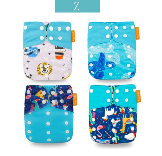 Eco-Friendly Reusable Cloth Diapers - Sustainable, Adjustable, and Gentle on Baby's Skin