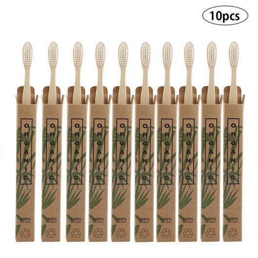 Eco-Friendly Bamboo Toothbrush Set - Sustainable Oral Care