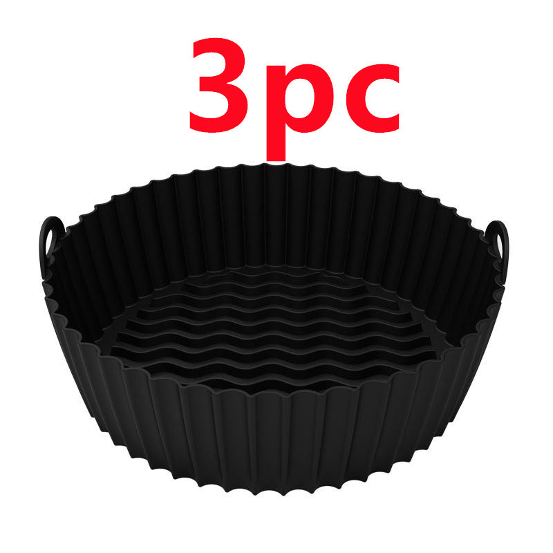 Eco-Friendly Silicone Baking Tray for Air Fryers - Reusable & Durable