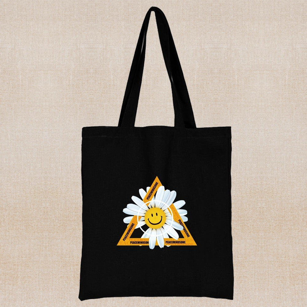 Eco-Friendly Daisy Tote Bag - Sustainable, Reusable, Durable