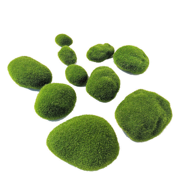 Eco-Friendly Decorative Moss Stones for Home Décor