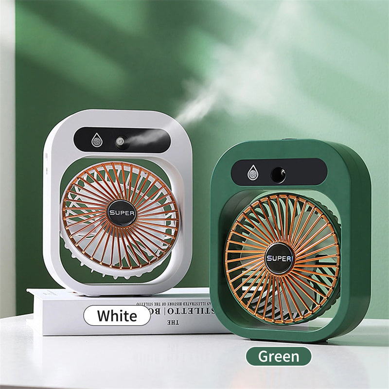 Portable Misting Air Cooler - Energy-Efficient Tabletop Cooling Device