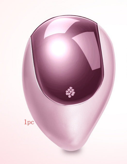 Teal Teardrop Hairbrush with Metal Bristles for Eco-Friendly Hair Care