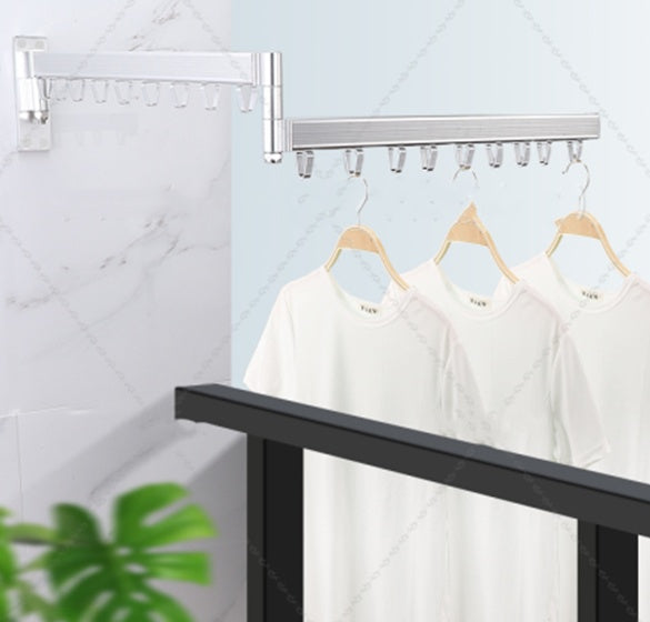 Space-Saving Wall-Mounted Clothes Drying Rack - Eco-Friendly, Durable, Easy Installation