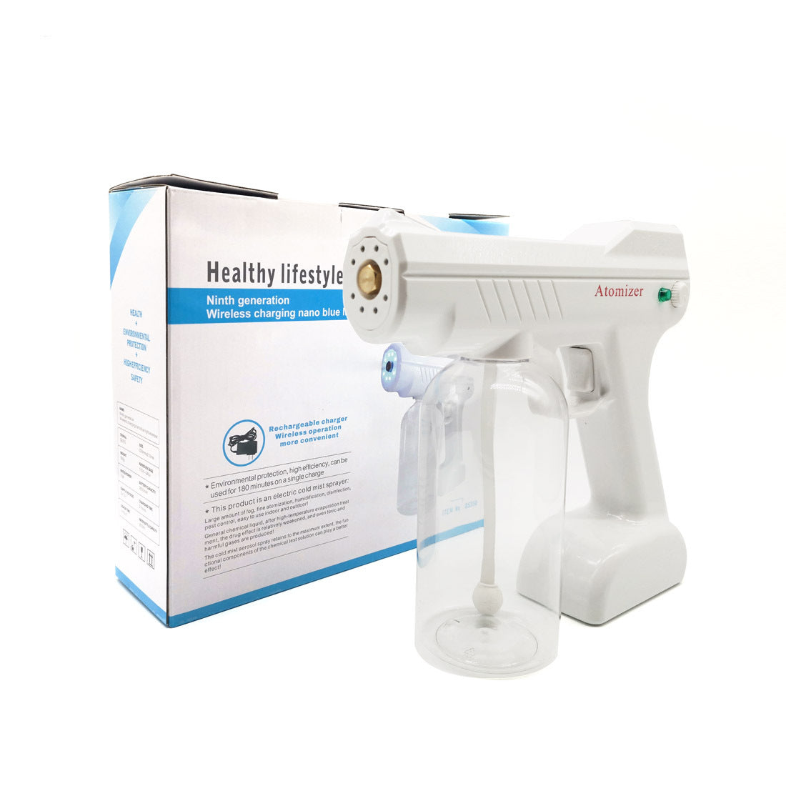 Eco-Friendly Refillable Spray Gun with Durable Copper Nozzles