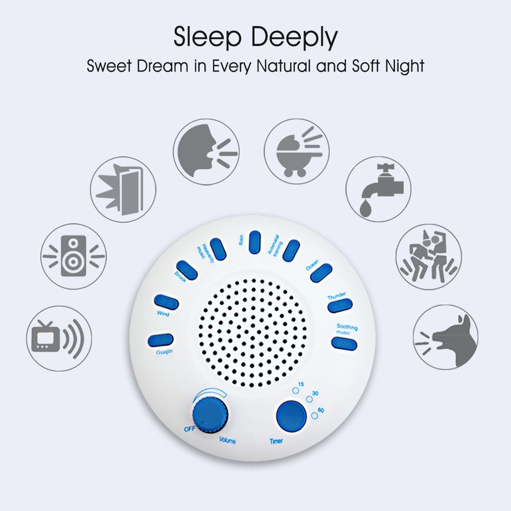 Portable White Noise Machine for Stress Relief and Sleep Improvement