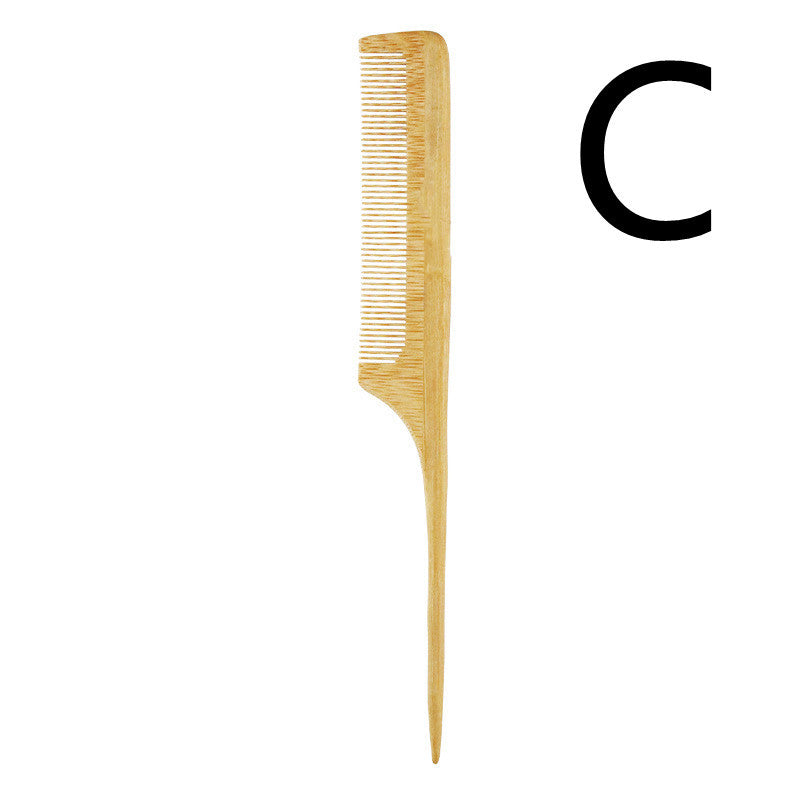Eco-Friendly Bamboo Comb Set - Natural Wood Hair Care