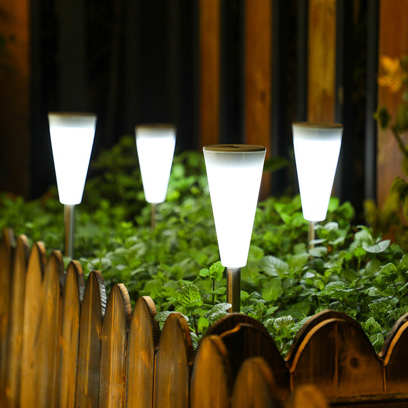 Solar-Powered Multicolor Garden Lights - Eco-Friendly Outdoor Lighting