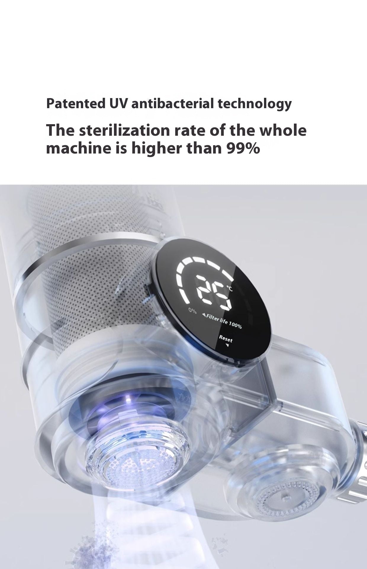 Digital Display Faucet Water Filter - Eco-Friendly, Water-Saving, Easy Installation