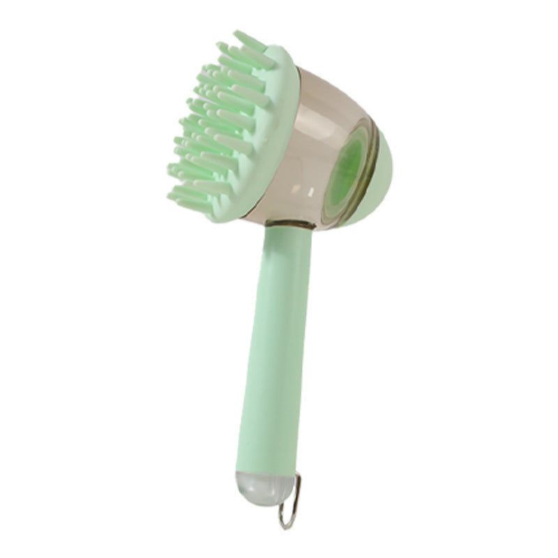 Eco-Friendly Pet Bath Brush with Silicone Bristles