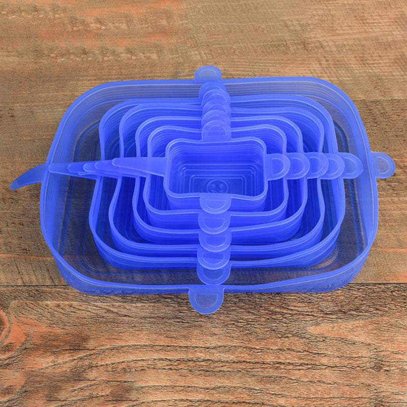 Eco-Friendly Silicone Stretch Lids - Reusable Food Storage Solution