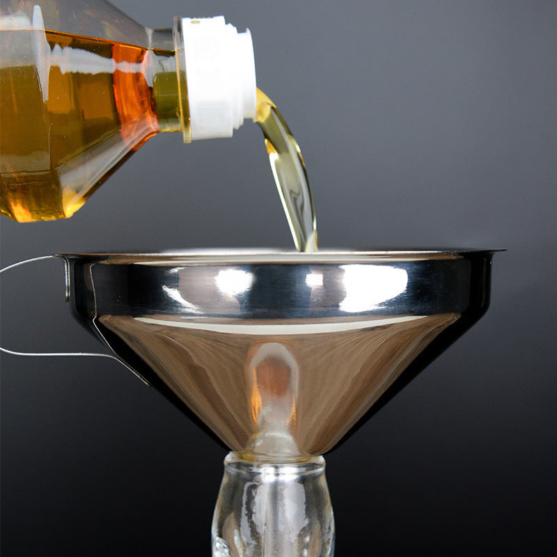 Stainless Steel Eco-Friendly Funnel Set for Kitchen & Household