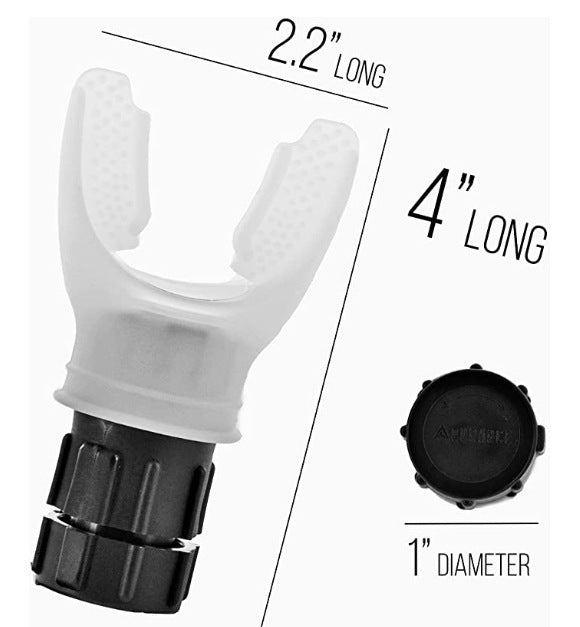 Breathing Trainer Respirator Mouthpiece for Enhanced Lung Capacity
