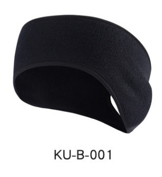 Eco-Friendly Gray Fleece Headband with Black Trim for Comfort and Sustainability