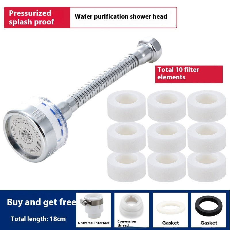 Water-Saving Filter Shower Head for Healthier Skin and Hair