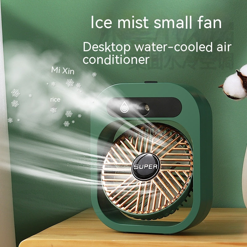 Portable Misting Air Cooler - Energy-Efficient Tabletop Cooling Device