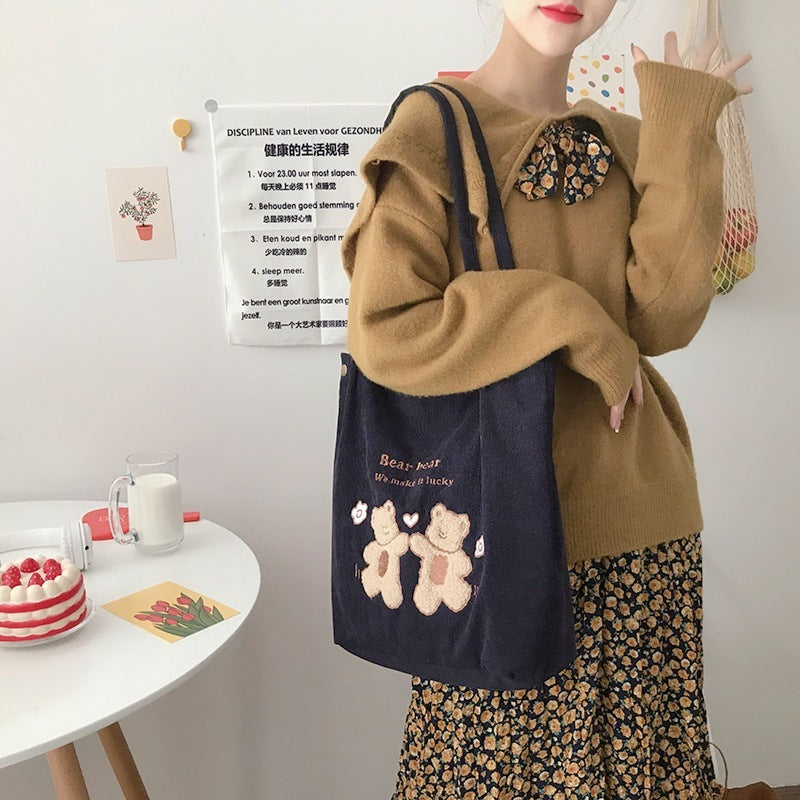 Eco-Friendly Brown Cotton Tote Bag for Sustainable Living