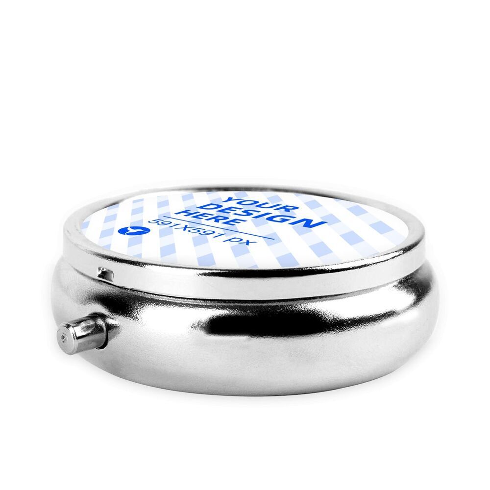Eco-Friendly Metal Pill Box - Durable, Reusable, Compact Organizer