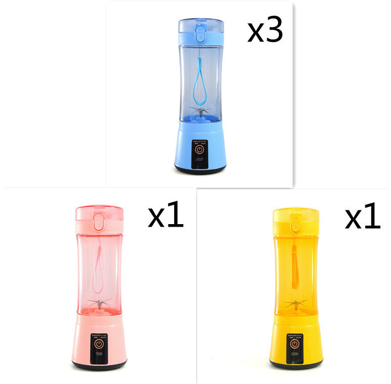 Portable Multi-Color Blender for On-the-Go Fresh Drinks