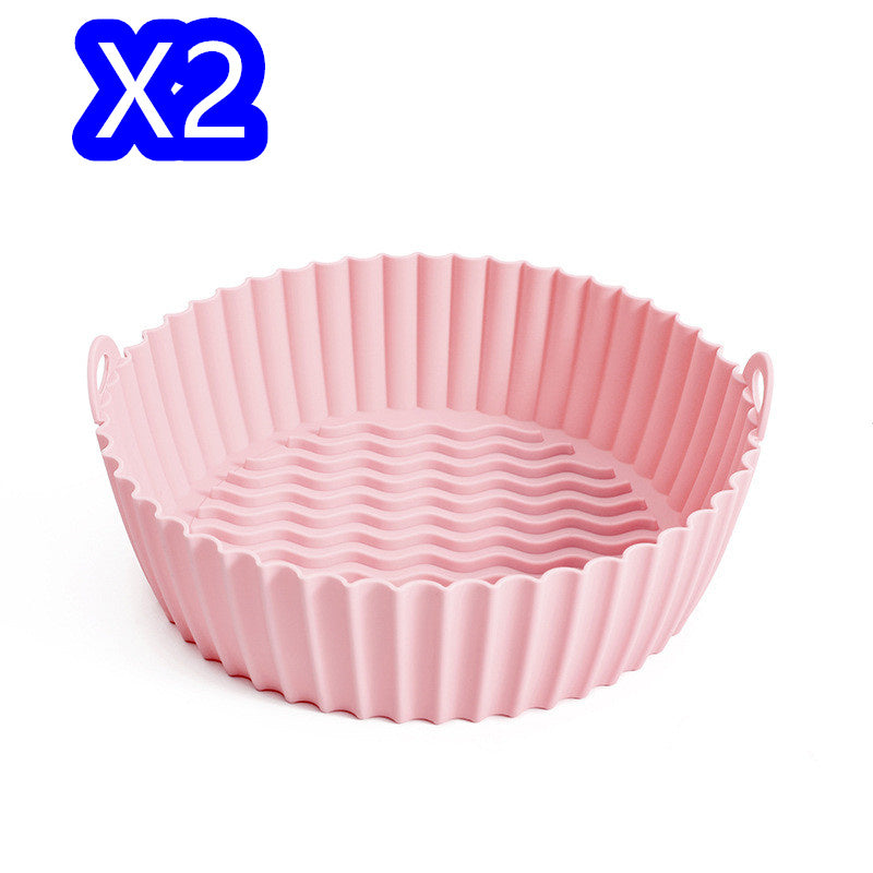 Eco-Friendly Silicone Baking Tray for Air Fryers - Reusable & Durable