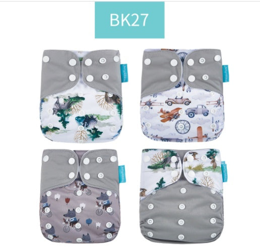 Eco-Friendly Reusable Cloth Diapers - Sustainable, Adjustable, and Gentle on Baby's Skin