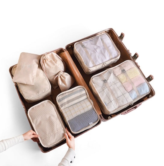 Eco-Friendly Travel and Storage Organizer Set - Light Blue