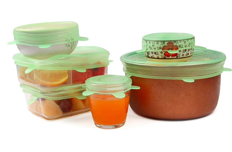 Eco-Friendly Silicone Stretch Lids - Reusable Food Storage Solution