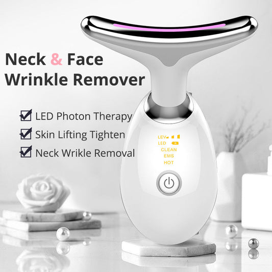 LED Photon Therapy Neck & Face Wrinkle Remover Device