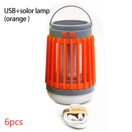 Solar & USB-Powered Mosquito Killer Lamp - Eco-Friendly Pest Control