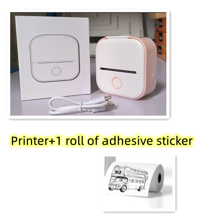 Compact Eco-Friendly Portable Label Printer for Home Organization