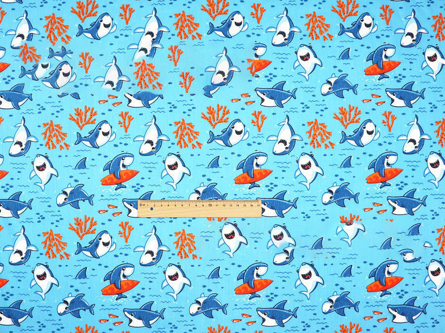 Eco-Friendly Reusable Cloth Napkins - Multicolored Sea Creature Designs