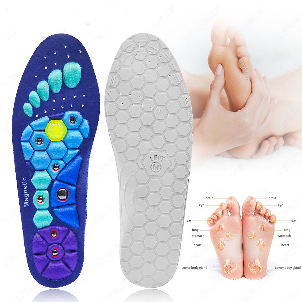 Magnetic Acupressure Insoles for Enhanced Foot Health and Circulation