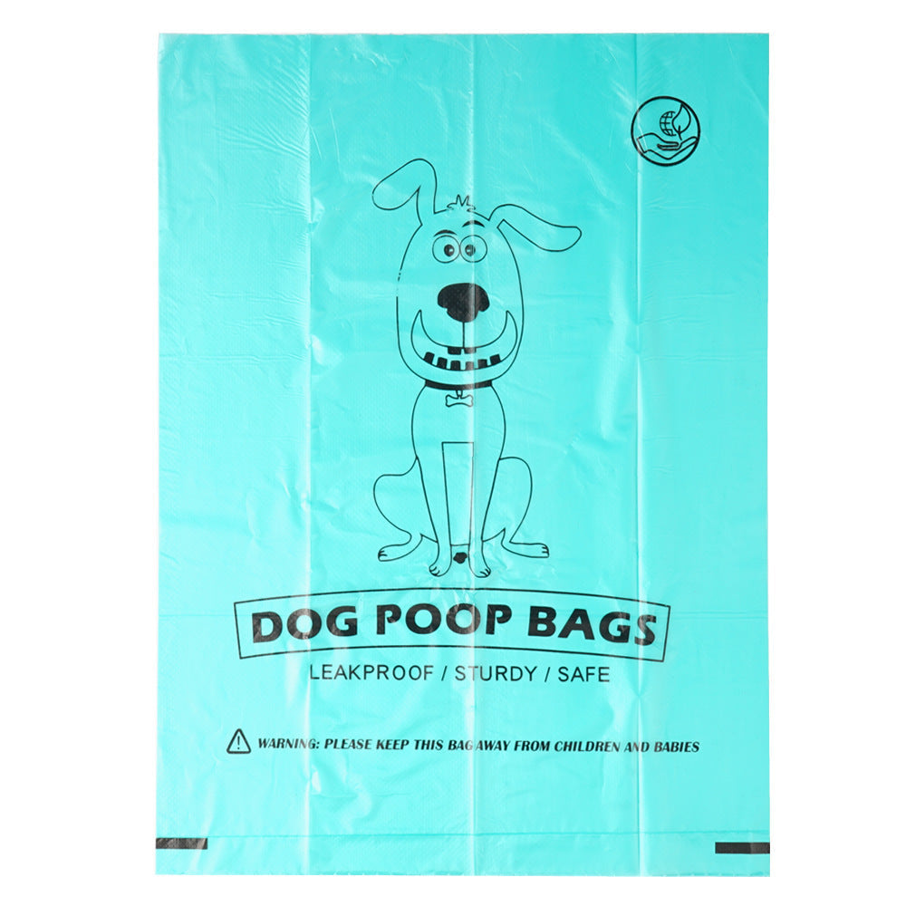 Eco-Friendly Biodegradable Dog Poop Bags - Green & Teal Waste Bags for Pets