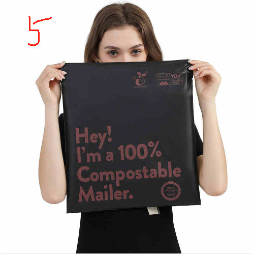 Eco-Friendly Compostable Mailer - Green, Biodegradable Shipping Solution