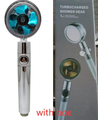 Water-Saving Handheld Shower Head with 360° Rotation and Adjustable Angles
