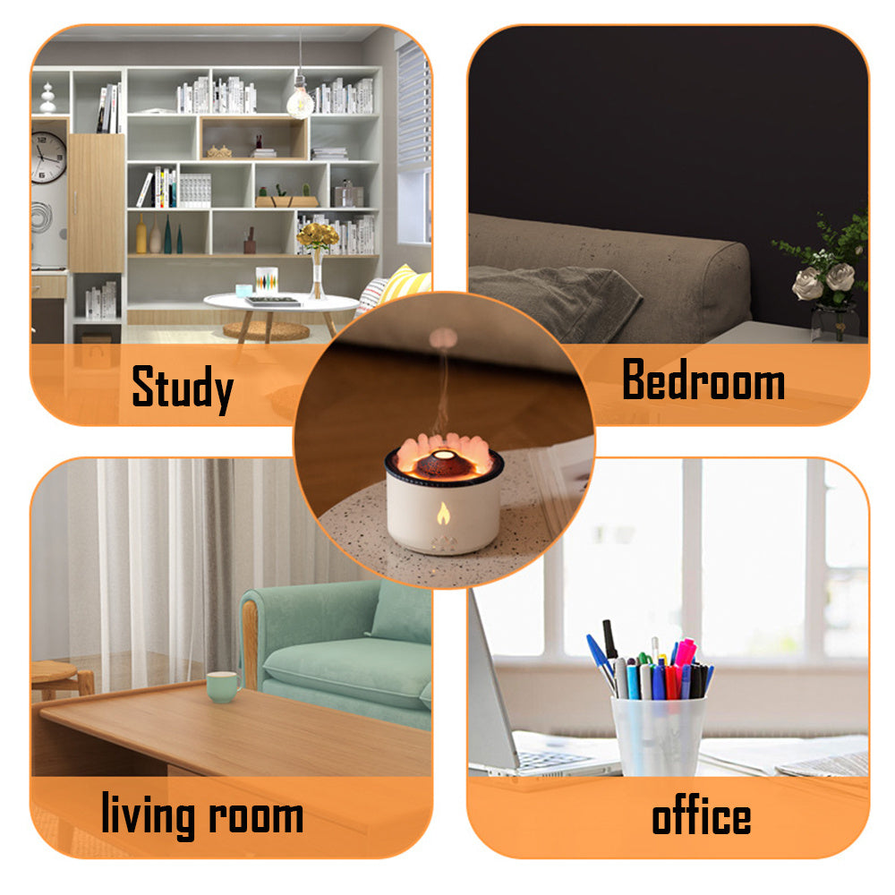 Compact Aromatherapy Diffuser with Ambient Light for Wellness