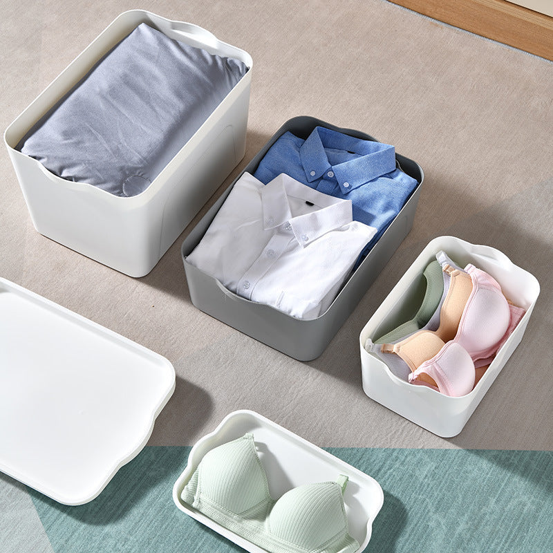 Stackable Rectangular Storage Bins - Space-Saving, Durable, Multi-Use