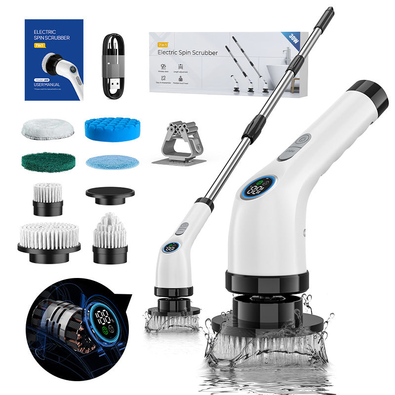 Eco-Friendly Electric Cleaning Brush for Efficient Home Cleaning