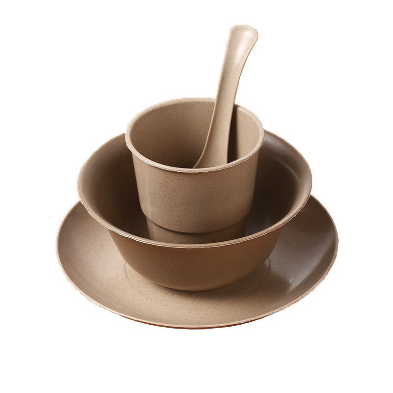 Eco-Friendly Bamboo Spoon and Bowl Set - Sustainable Dining Essentials