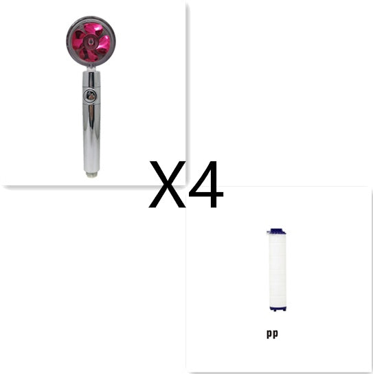 Water-Saving Handheld Shower Head with 360° Rotation and Adjustable Angles