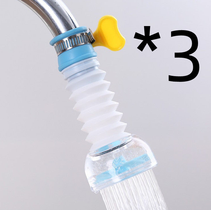 Eco-Friendly Water-Saving Showerhead Attachment - Blue, White, Yellow