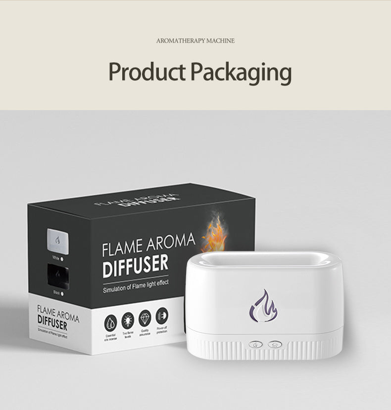 Black Rectangular Aroma Diffuser for Eco-Friendly Aromatherapy