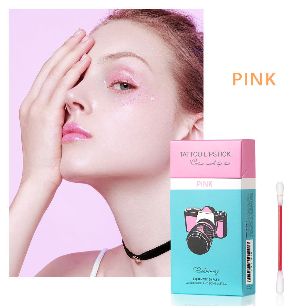Portable Liquid-Lipstick Swab Applicator Set - Waterproof, Transfer-Proof, Eco-Friendly