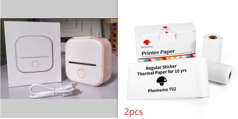 Compact Eco-Friendly Portable Label Printer for Home Organization