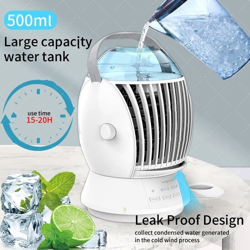 Portable USB-Powered Air Cooler for Energy-Efficient Cooling