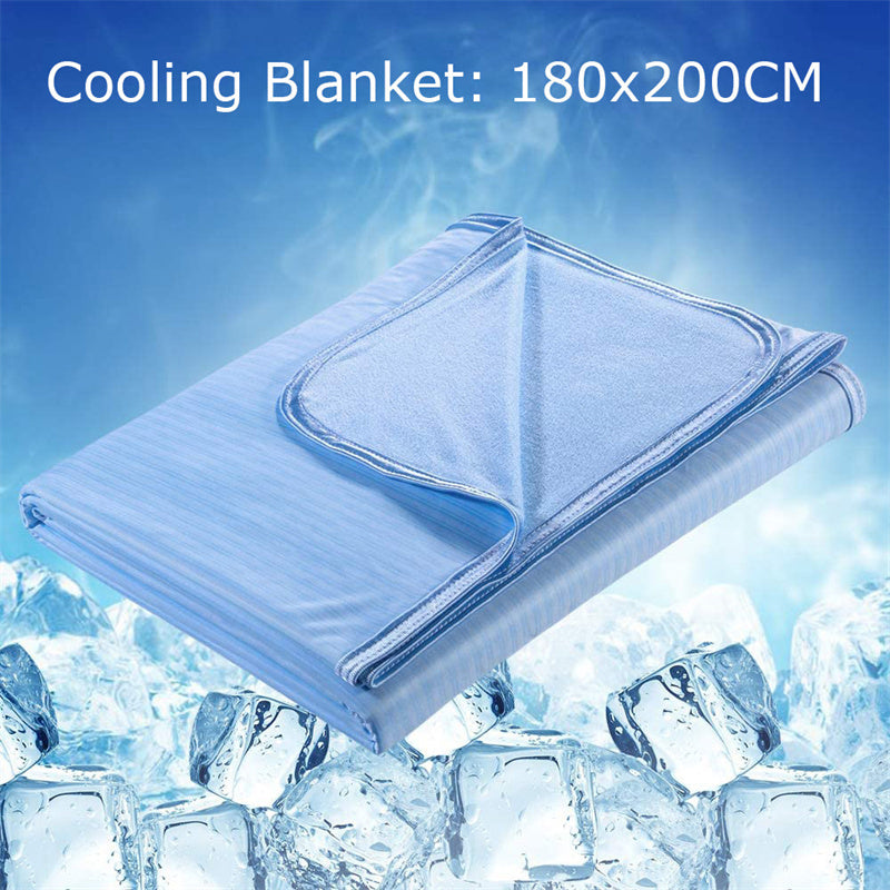 Cooling Blanket for Hot Sleepers - Lightweight, Breathable, Quick-Drying